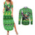 Roronoa Zoro - One Piece Couples Matching Summer Maxi Dress and Long Sleeve Button Shirt Anime Mix Christmas Style