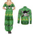 Roronoa Zoro - One Piece Couples Matching Summer Maxi Dress and Long Sleeve Button Shirt Anime Mix Christmas Style