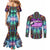 Trippy Dio Brando JoJo’s Bizarre Adventure Couples Matching Mermaid Dress and Long Sleeve Button Shirt Anime Style