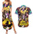 Trippy Dio Brando JoJo’s Bizarre Adventure Couples Matching Summer Maxi Dress and Hawaiian Shirt Anime Style