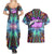 Trippy Dio Brando JoJo’s Bizarre Adventure Couples Matching Summer Maxi Dress and Hawaiian Shirt Anime Style