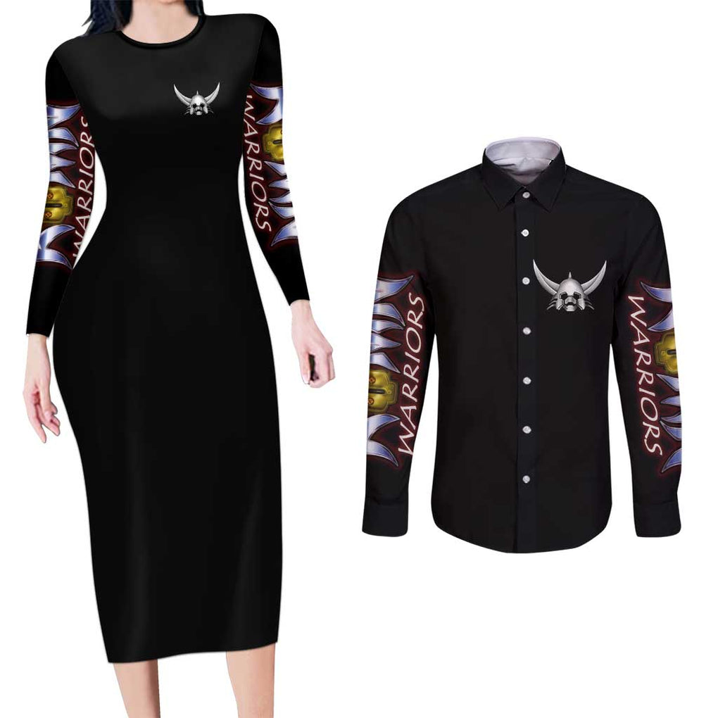 Ronin Warriors Couples Matching Long Sleeve Bodycon Dress and Long Sleeve Button Shirt Japan Anime Style