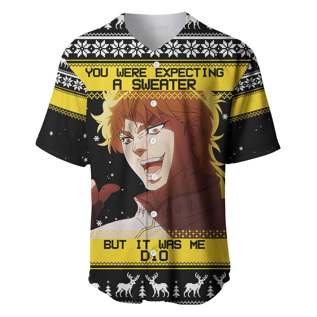 Dio Brando - JoJo’s Bizarre Adventure Baseball Jersey Anime Mix Christmas Style