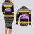 Dio Brando - JoJo’s Bizarre Adventure Couples Matching Long Sleeve Bodycon Dress and Long Sleeve Button Shirt Anime Mix Christmas Style