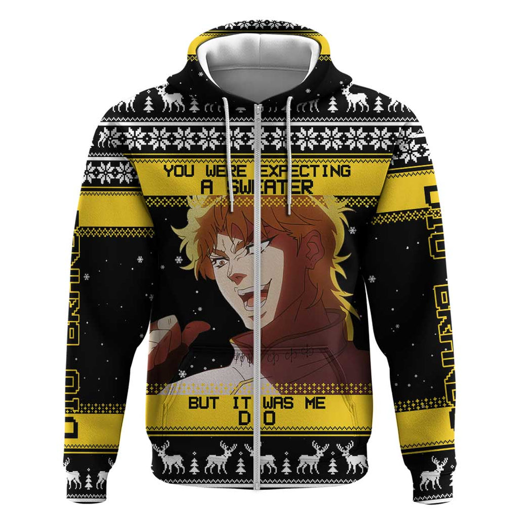 Dio Brando - JoJo’s Bizarre Adventure Zip Hoodie Anime Mix Christmas Style