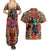 Trippy Minecraft Couples Matching Summer Maxi Dress and Hawaiian Shirt Trippy Style