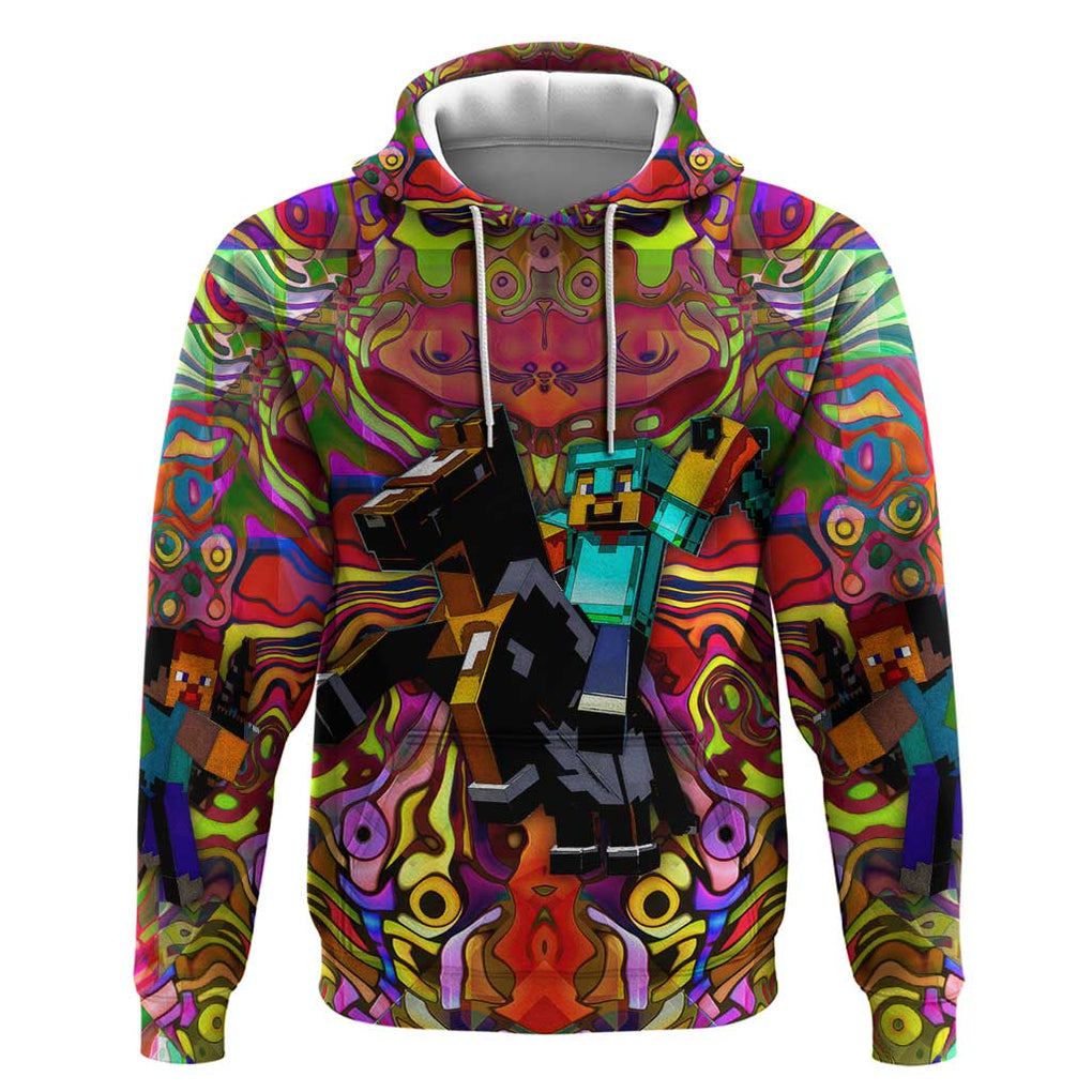 Trippy Minecraft Hoodie Trippy Style