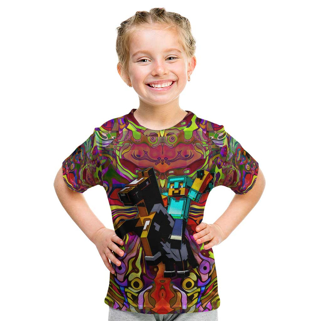 Trippy Minecraft Kid T Shirt Trippy Style