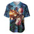 Trippy Genos One Punch Man Baseball Jersey Trippy Mix Anime Style