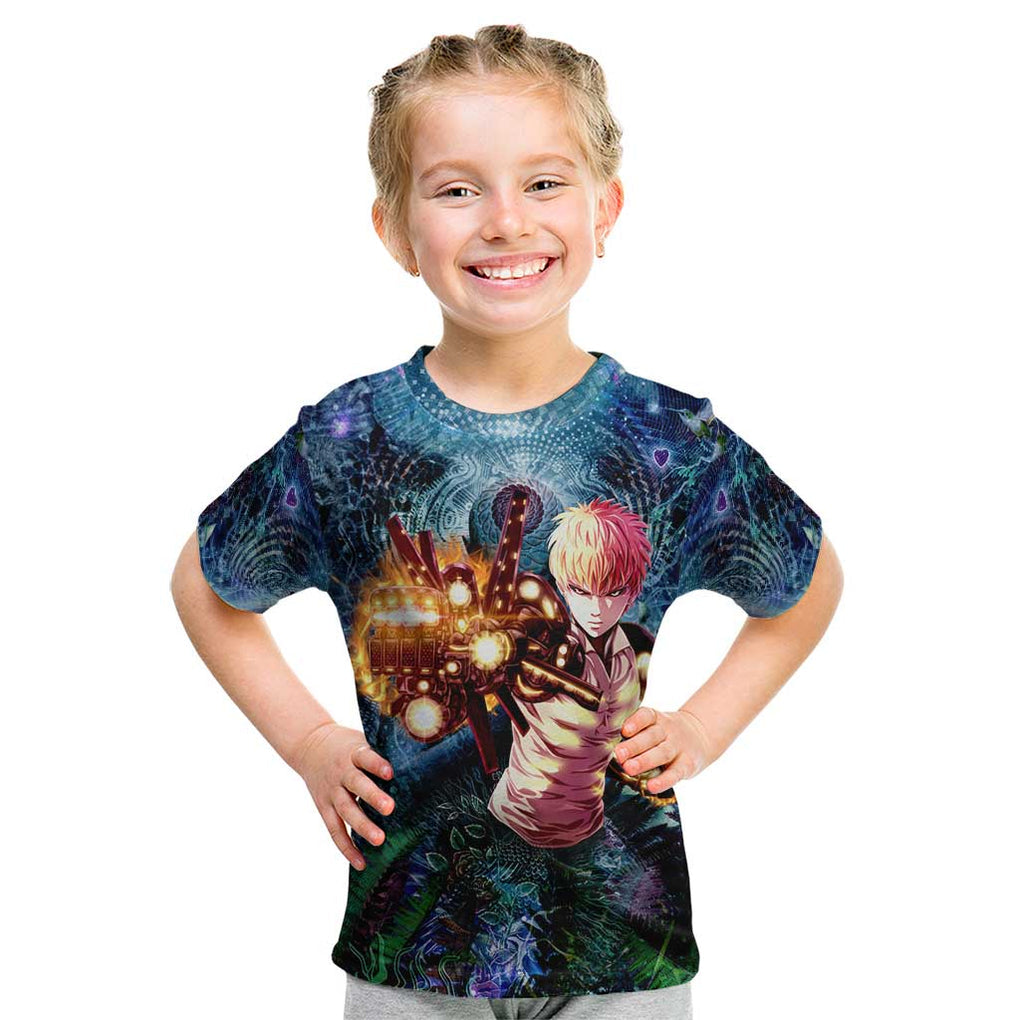 Trippy Genos One Punch Man Kid T Shirt Trippy Mix Anime Style