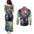 Trippy Yoshikage Kira Deadly Queen Jojo’s Bizarre Adventure Couples Matching Puletasi and Long Sleeve Button Shirt Trippy Style