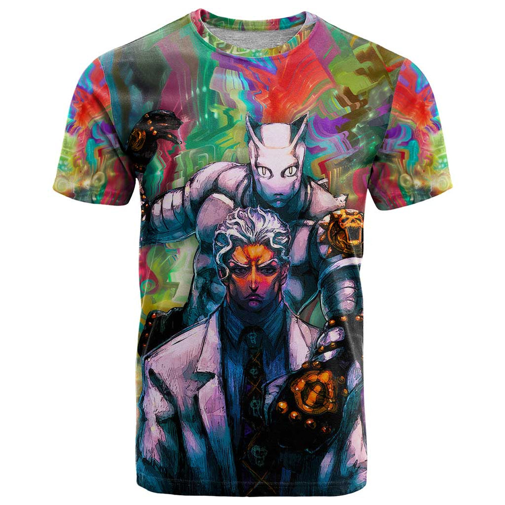 Trippy Yoshikage Kira Deadly Queen Jojo’s Bizarre Adventure T Shirt Trippy Style