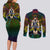 Trippy Narancia Lil Bomber Jojo’s Bizarre Adventure Couples Matching Long Sleeve Bodycon Dress and Long Sleeve Button Shirt Trippy Style