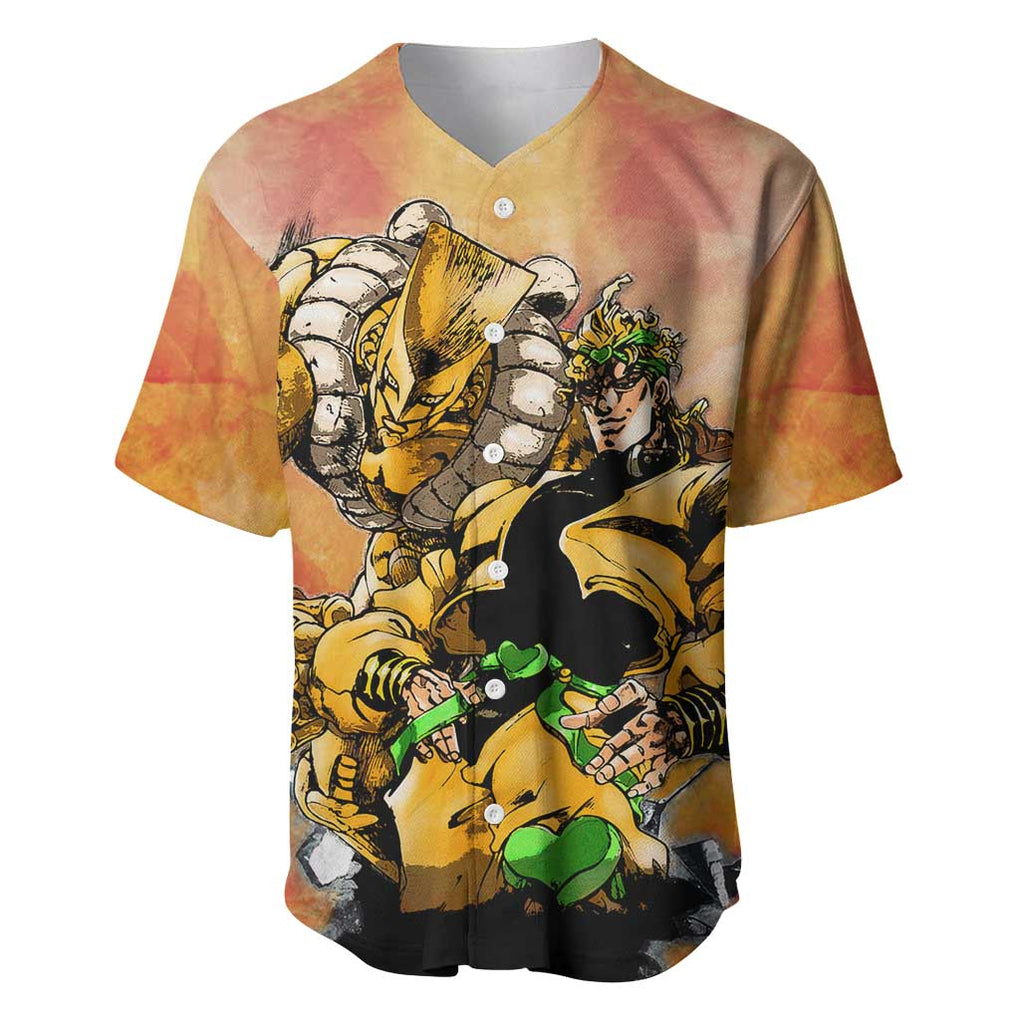 Trippy Dio V1 Jojo’s Bizarre Adventure Baseball Jersey Trippy Style