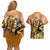 Trippy Dio V1 Jojo’s Bizarre Adventure Couples Matching Off Shoulder Short Dress and Hawaiian Shirt Trippy Style