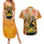 Trippy Dio V1 Jojo’s Bizarre Adventure Couples Matching Summer Maxi Dress and Hawaiian Shirt Trippy Style