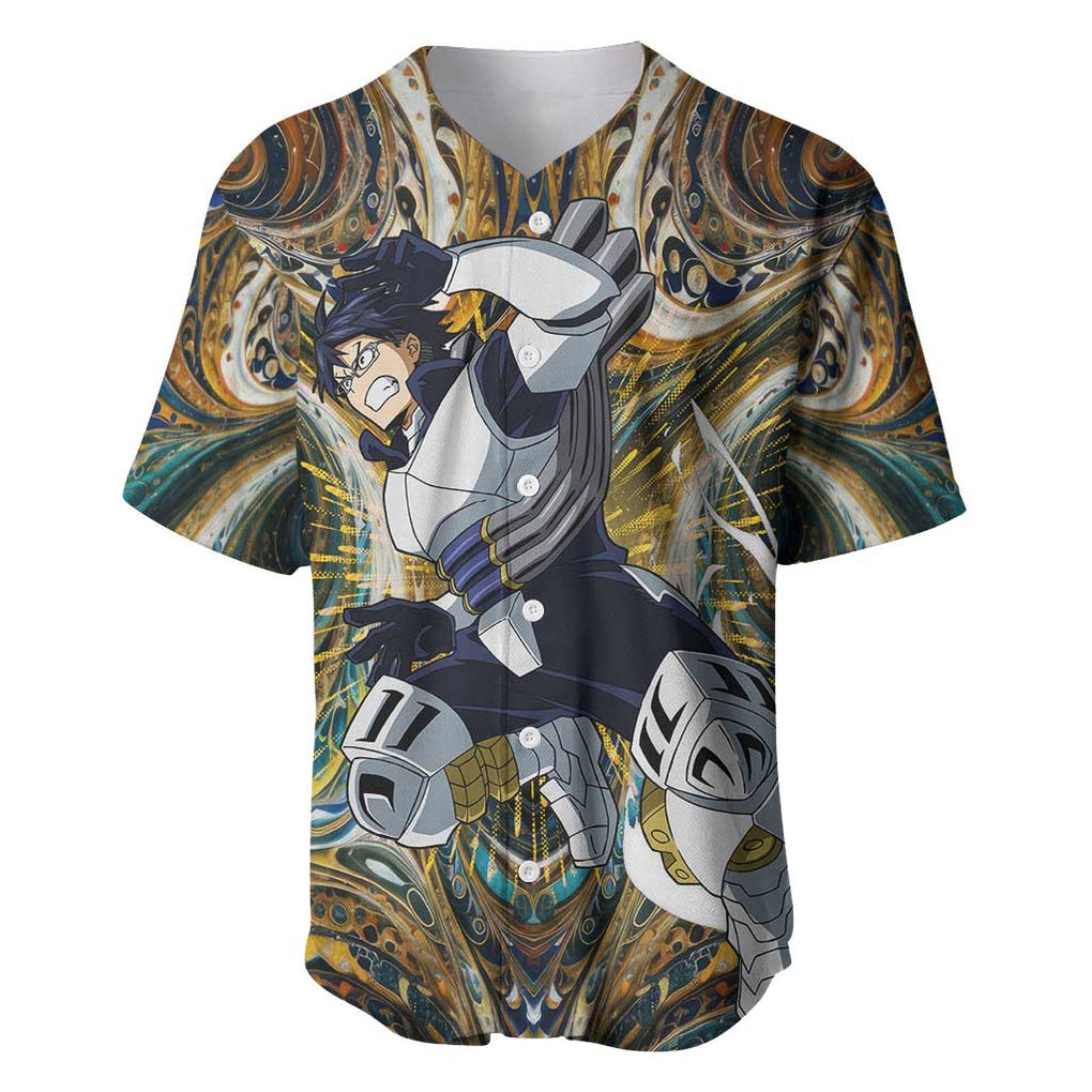 Trippy Engine Ida Tenya My Hero Academia Baseball Jersey Trippy Style