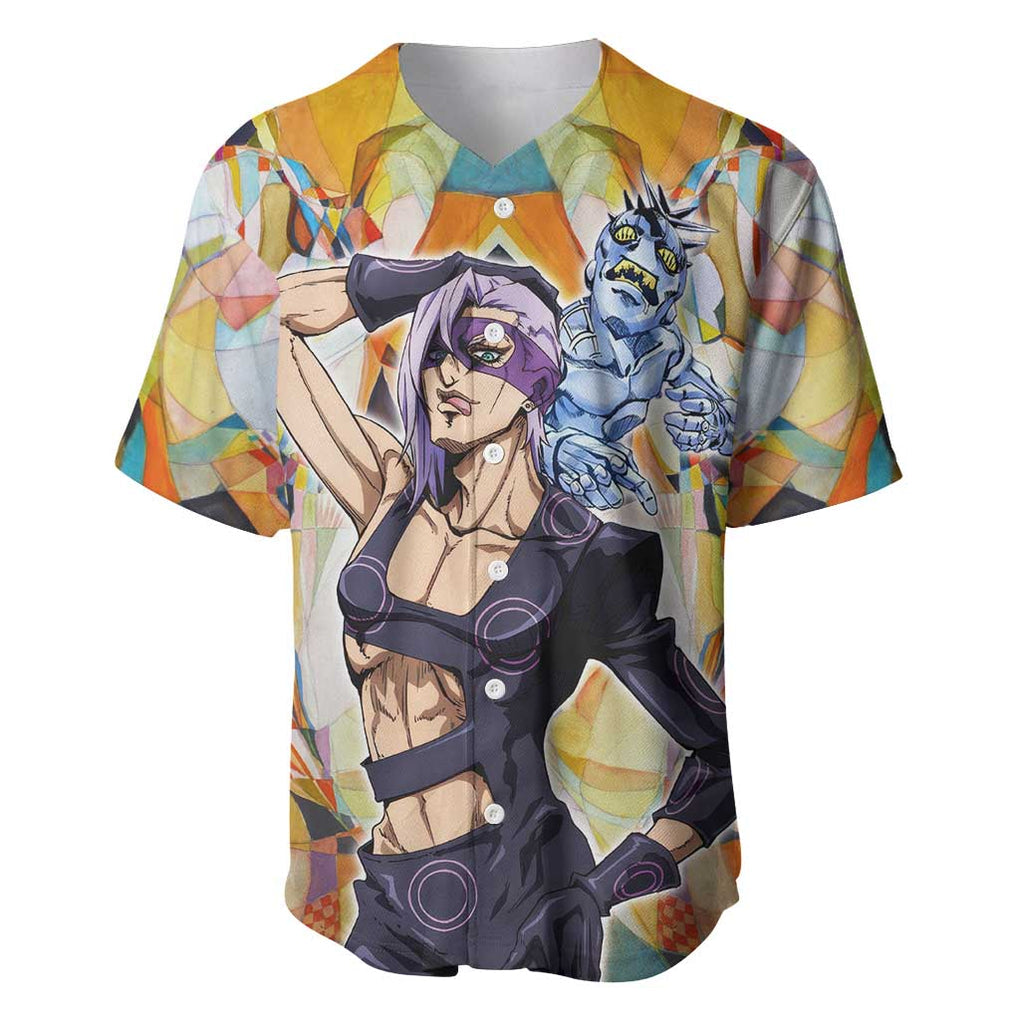 Trippy Melone Babyhead Jojo’s Bizarre Adventure Baseball Jersey Trippy Style