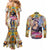 Trippy Melone Babyhead Jojo’s Bizarre Adventure Couples Matching Mermaid Dress and Long Sleeve Button Shirt Trippy Style