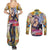 Trippy Melone Babyhead Jojo’s Bizarre Adventure Couples Matching Summer Maxi Dress and Long Sleeve Button Shirt Trippy Style