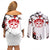 Charlotte Katakuri - Japan Style One Piece Anime Couples Matching Off Shoulder Short Dress and Long Sleeve Button Shirt