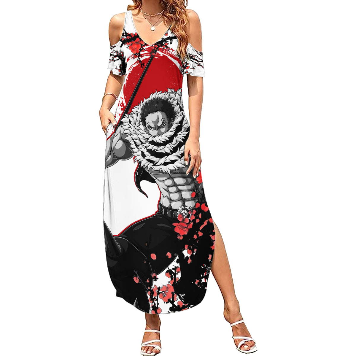 Charlotte Katakuri - Japan Style One Piece Anime Summer Maxi Dress