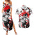 Portgas D. Ace- Japan Style One Piece Anime Couples Matching Summer Maxi Dress and Hawaiian Shirt