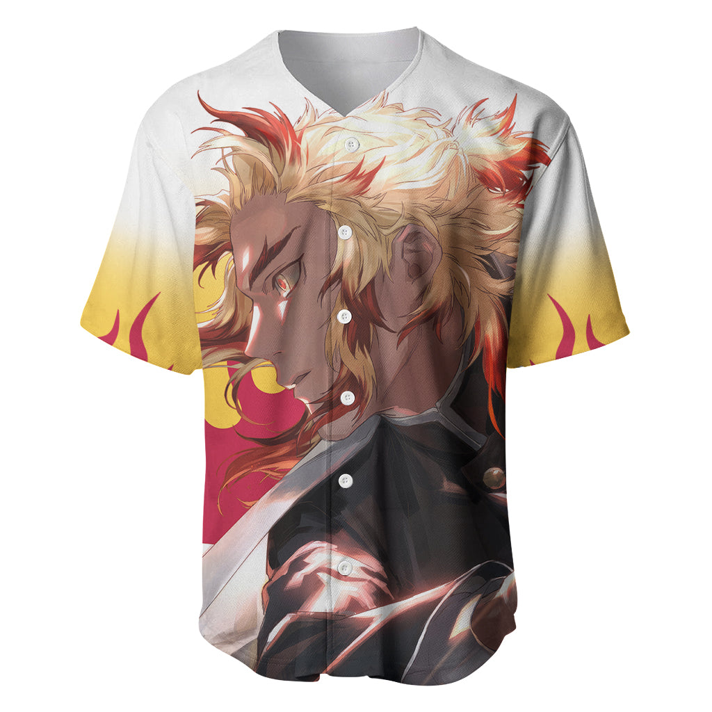 Kyojuro Rengoku - Demon Slayer Baseball Jersey