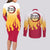 Kyojuro Rengoku - Demon Slayer Couples Matching Long Sleeve Bodycon Dress and Long Sleeve Button Shirt