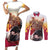 Kyojuro Rengoku - Demon Slayer Couples Matching Short Sleeve Bodycon Dress and Long Sleeve Button Shirt