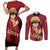 Monkey D Luffy - One Piece Anime Couples Matching Short Sleeve Bodycon Dress and Long Sleeve Button Shirt