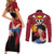 Monkey D Luffy - One Piece Anime Couples Matching Short Sleeve Bodycon Dress and Long Sleeve Button Shirt