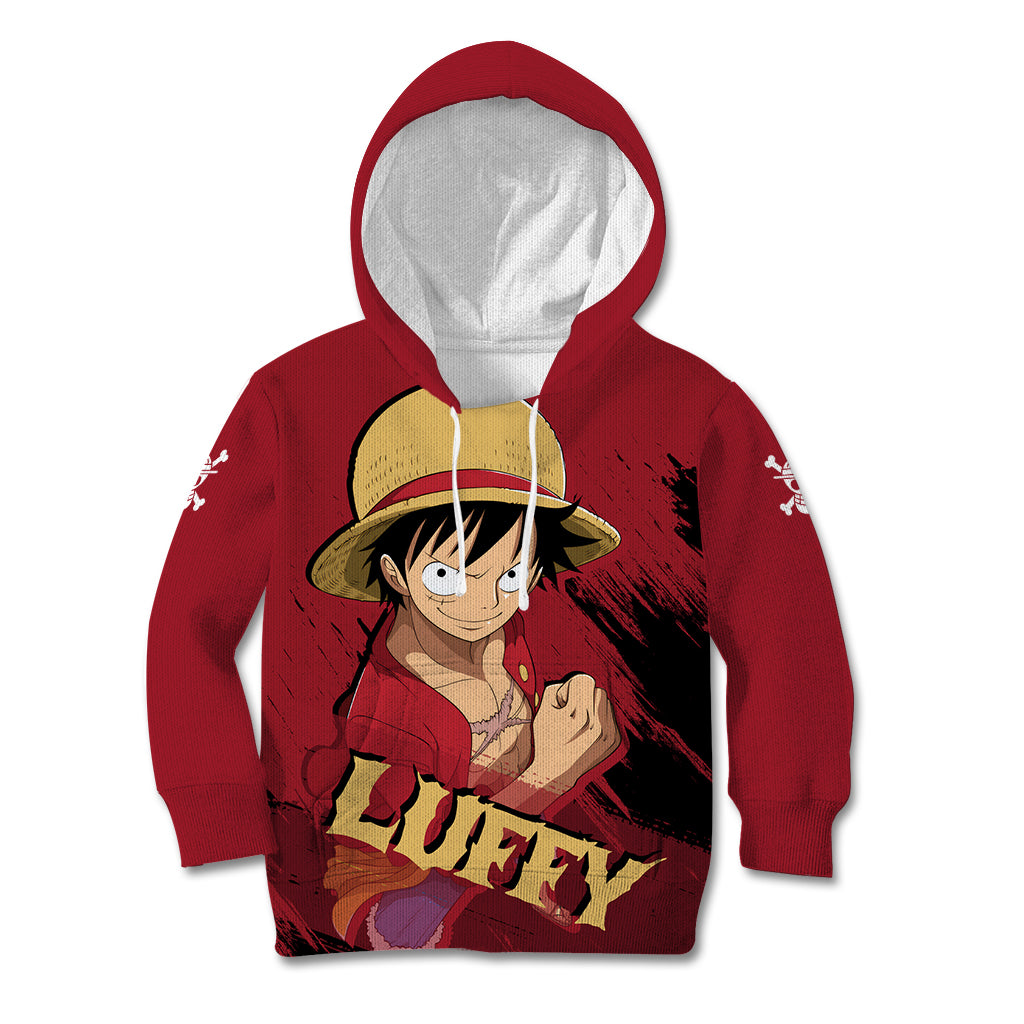 Monkey D Luffy - One Piece Anime Kid Hoodie