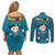 Pan Hoodie Super - Dragon Ball Couples Matching Off Shoulder Short Dress and Long Sleeve Button Shirt