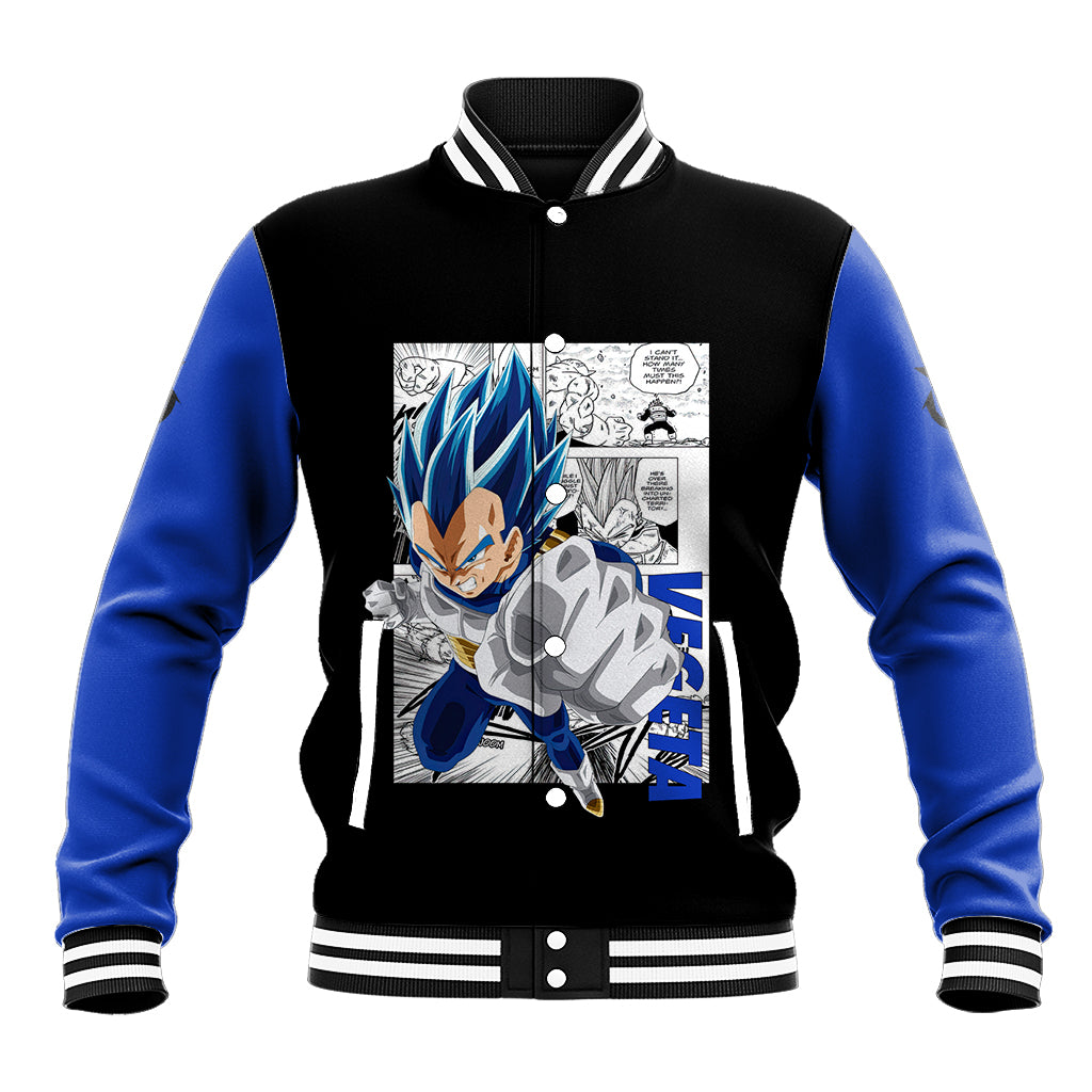 Vegeta Blue - Anime Manga Baseball Jacket