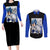 Vegeta Blue - Anime Manga Couples Matching Long Sleeve Bodycon Dress and Long Sleeve Button Shirt