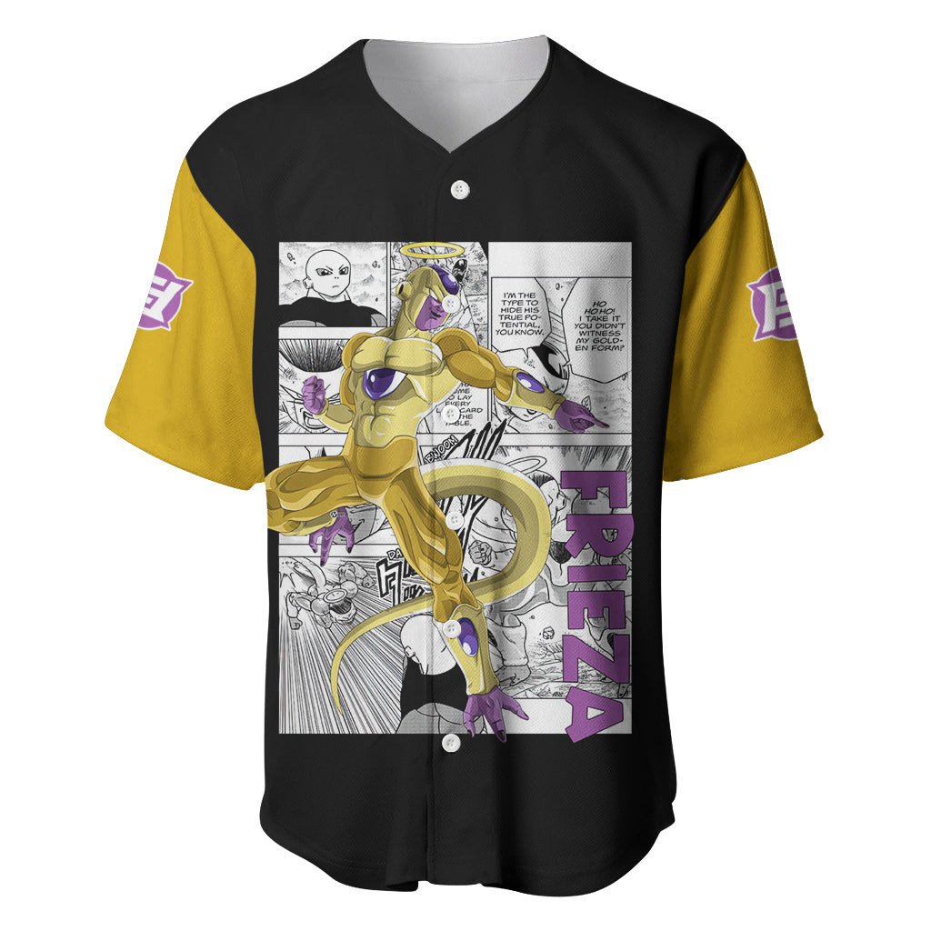 Golden Frieza - Anime Manga Baseball Jersey