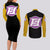 Golden Frieza - Anime Manga Couples Matching Long Sleeve Bodycon Dress and Long Sleeve Button Shirt