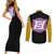 Golden Frieza - Anime Manga Couples Matching Short Sleeve Bodycon Dress and Long Sleeve Button Shirt