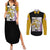 Golden Frieza - Anime Manga Couples Matching Summer Maxi Dress and Long Sleeve Button Shirt