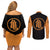 Krillin - Anime Manga Couples Matching Off Shoulder Short Dress and Long Sleeve Button Shirt