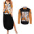 Krillin - Anime Manga Couples Matching Summer Maxi Dress and Long Sleeve Button Shirt