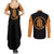 Krillin - Anime Manga Couples Matching Summer Maxi Dress and Long Sleeve Button Shirt