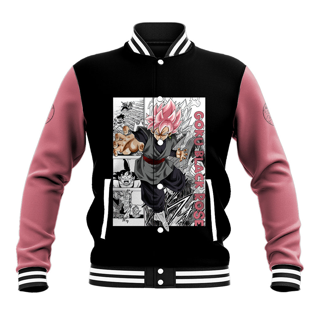 Goku Black Rose - Dragon Ball Anime Baseball Jacket