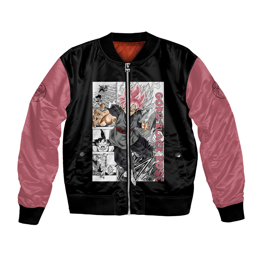 Goku Black Rose - Dragon Ball Anime Bomber Jacket