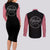 Goku Black Rose - Dragon Ball Anime Couples Matching Long Sleeve Bodycon Dress and Long Sleeve Button Shirt