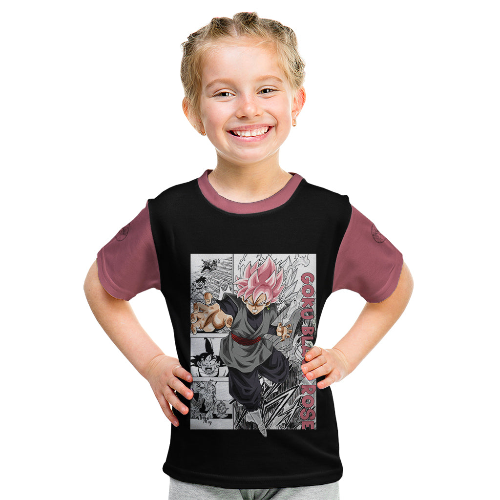 Goku Black Rose - Dragon Ball Anime Kid T Shirt