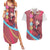 Minori Kushieda Couples Matching Summer Maxi Dress and Hawaiian Shirt Toradora