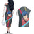 Ryuuji Takasu Couples Matching Off The Shoulder Long Sleeve Dress and Hawaiian Shirt Toradora