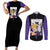 Gohan Adult SSJ2 Couples Matching Short Sleeve Bodycon Dress and Long Sleeve Button Shirt Dragon Ball Anime Mix Manga